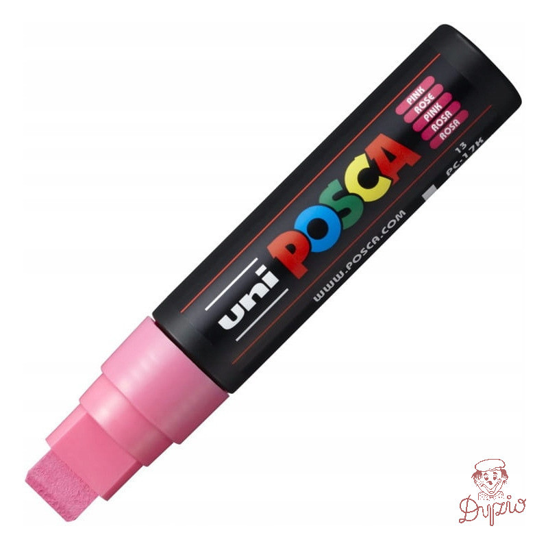 Marker z farbą plakatową Posca PC-17K, różowy, Uni
