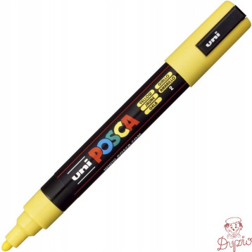 Marker z farbą plakatową UNI Posca PC-5M, nr.2 żółty