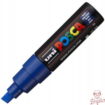 Marker z farbą plakatową Posca PC-8K, niebieski, Uni