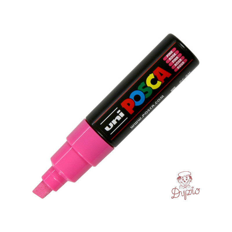 Marker z farbą plakatową Posca PC-8K, różowy, Uni