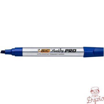 Marker permanentny PRO niebieski ścięta końcówka 964803 BIC