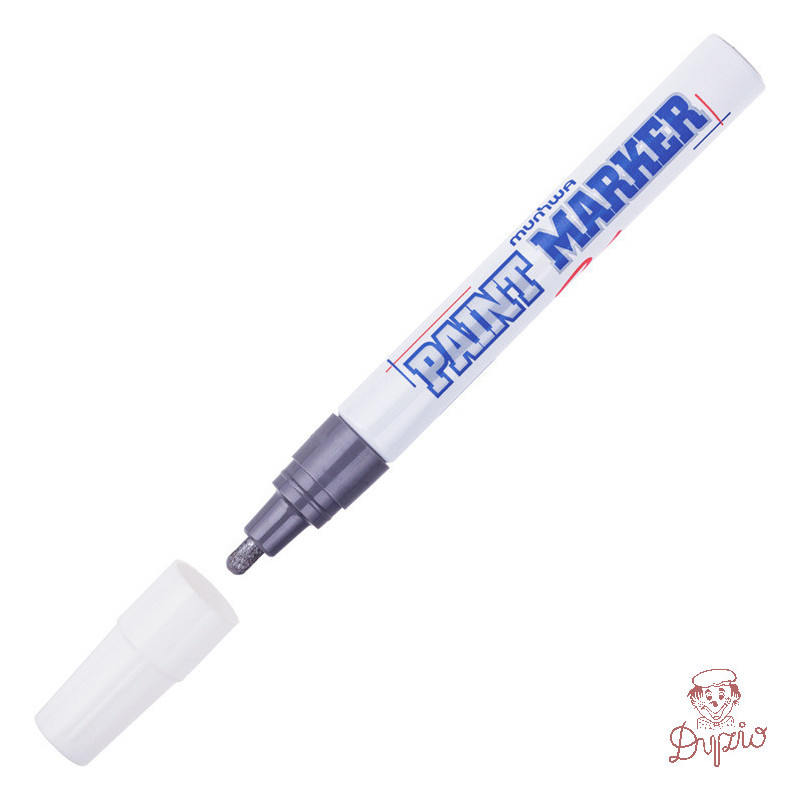 Marker olejowy 4mm srebrny MUNHWA
