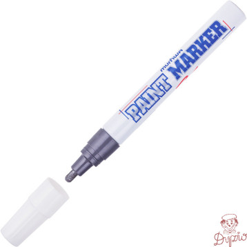 Marker olejowy 4mm srebrny MUNHWA