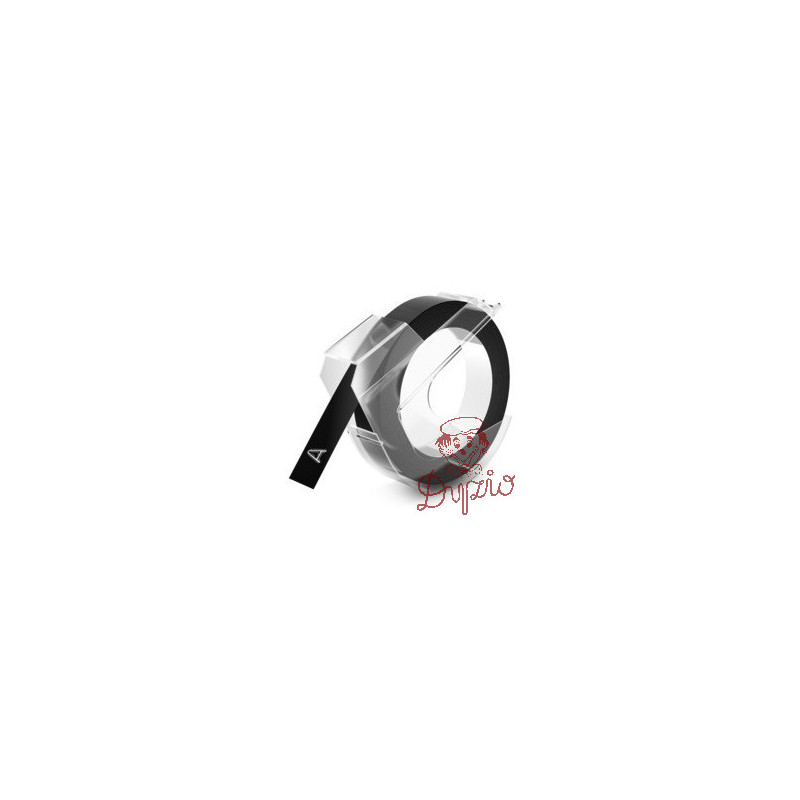 Taśma 3D do wytł.9mm 3m czarna DYMO 520109