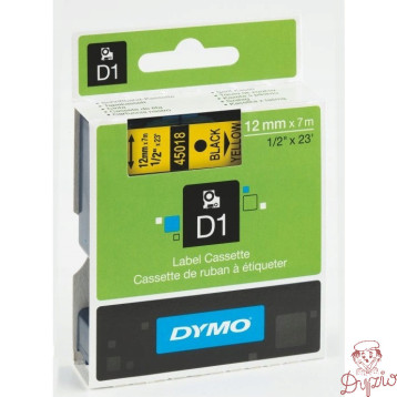 Taśma 12mm/7m czarny /żółta 45018 DYMO S0720580