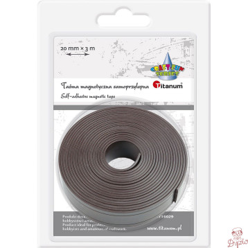 Magnes samoprzylepny szer. 20mm x 3m 338443 TITATNUM