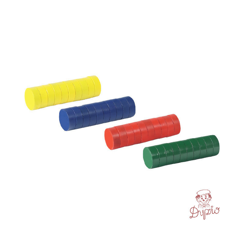 Magnesy kolorowe FANDY 15mm 40szt.171710 130-1890