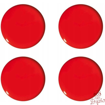 Magnesy do tablic czerwone 40mm (4szt.) GM402-C4 TETIS