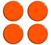 Magnesy do tablic pomarańczowe 40mm (4szt.) GM402-P4 TETIS