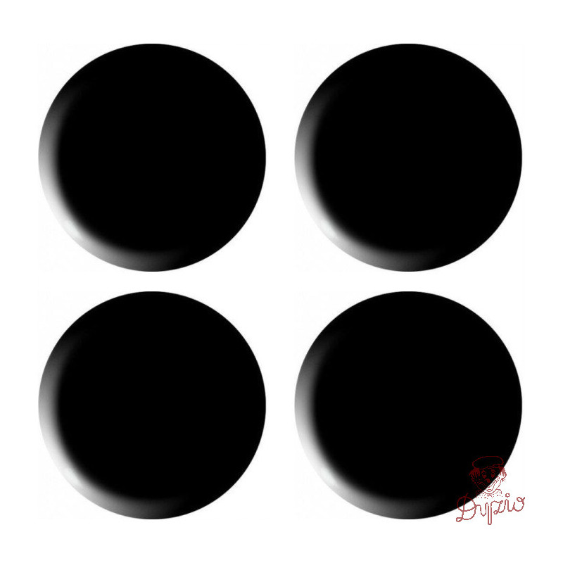 Magnesy do tablic czarne 40mm (4szt.) GM402-V4 TETIS