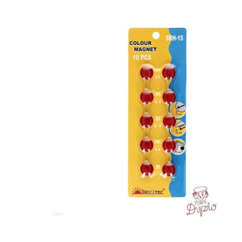 Magnesy WF-15/SRH-15 czerwone (10szt.) 607224 ARGO