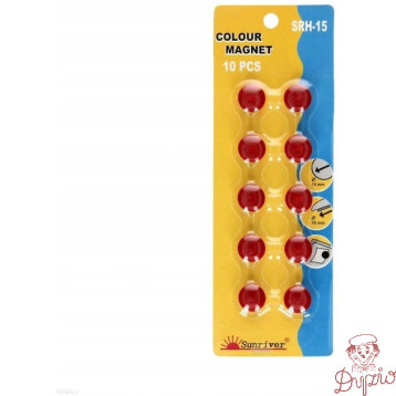 Magnesy WF-15/SRH-15 czerwone (10szt.) 607224 ARGO