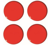 Magnesy do tablic czerwone wypukłe 40mm (4szt.) GM303-PC4 TETIS