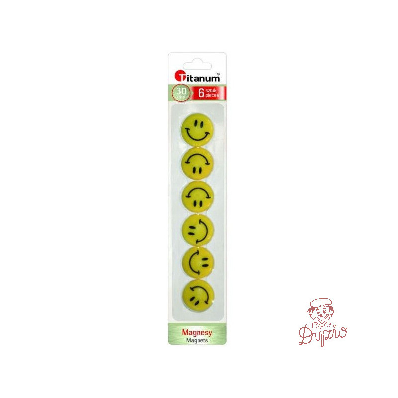 Magnesy do tablic 30mm/6 FUN 220306 TITANUM