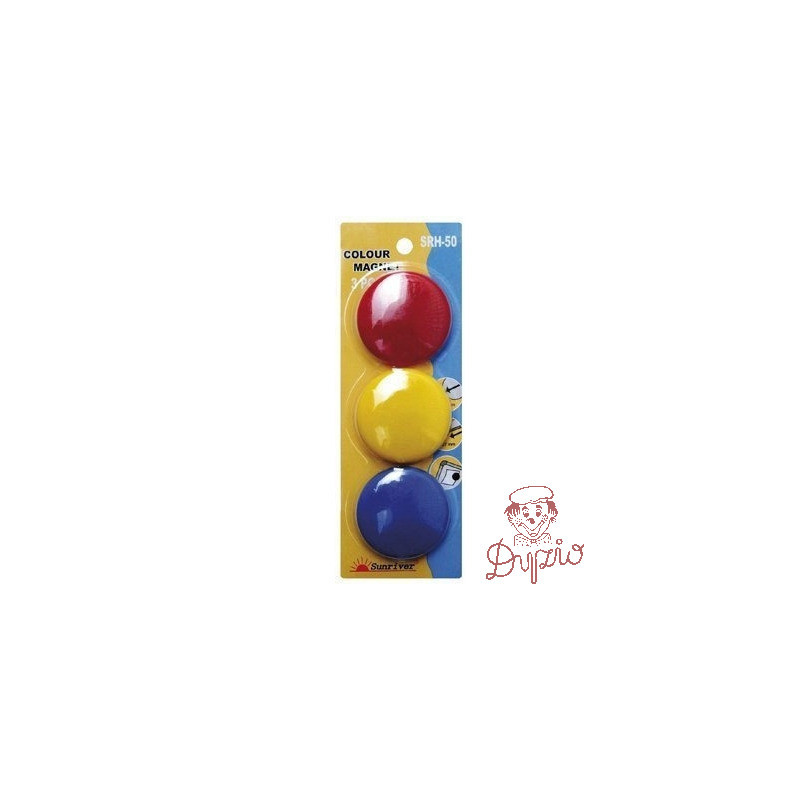Magnesy kolorowe WF-50 opakowanie 3 sztuki SRH-50 ARGO