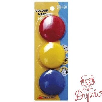 Magnesy kolorowe WF-50 opakowanie 3 sztuki SRH-50 ARGO