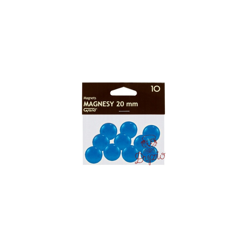 Magnesy 20mm GRAND niebieskie (10szt.) 130-1690 GRAND