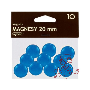 Magnesy 20mm GRAND niebieskie (10szt.) 130-1690 GRAND