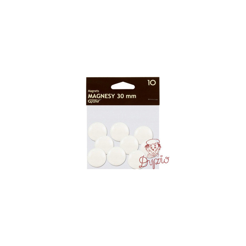 Magnesy 30mm GRAND białe (10szt.) 130-1693 GRAND