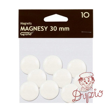 Magnesy 30mm GRAND białe (10szt.) 130-1693 GRAND