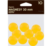 Magnesy 30mm żółte (10szt.) 130-1698 GRAND