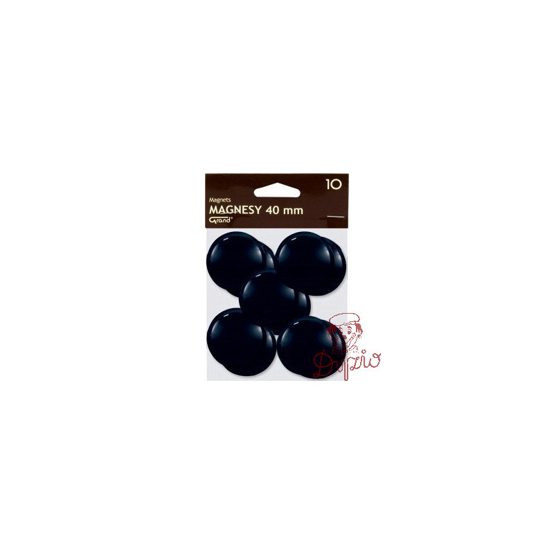 Magnesy 40mm czarne (10szt.) 130-1700 GRAND