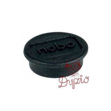 Magnesy do tablic 24mm, czarne (10szt.) 1915291 NOBO