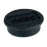 Magnesy do tablic 24mm, czarne (10szt.) 1915291 NOBO