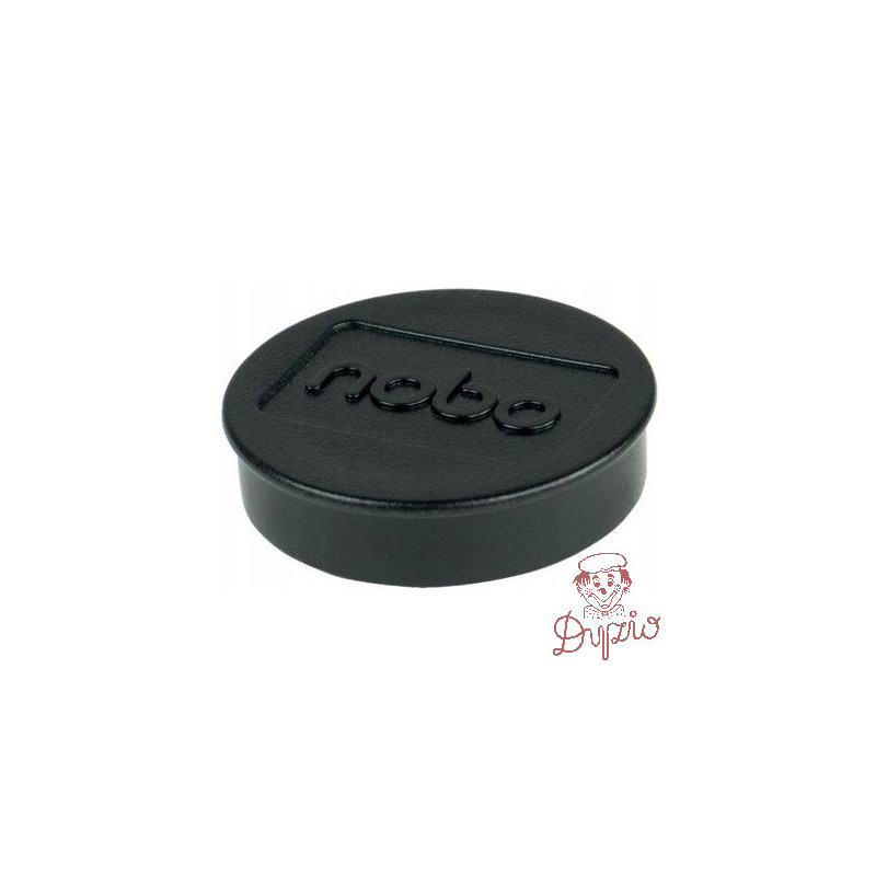 Magnesy do tablic 38 mm (2,5 kg), czarne (10szt.) 1915312 NOBO