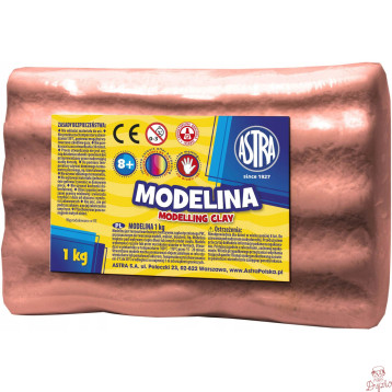 Modelina termoutwardzalna 1kg mleczna czekolada brązowa 304118006 ASTRA