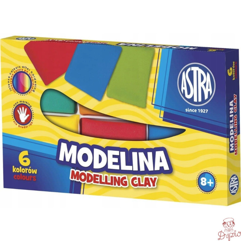 Modelina termoutwardzalna zestaw 6 kolorów 83911901 ASTRA