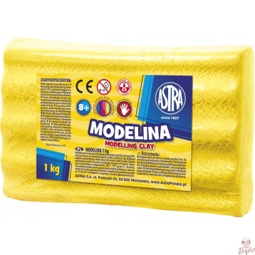 Modelina termoutwardzalna 1kg żółta 304111011 ASTRA