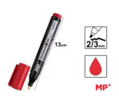 Marker permanentny czerwony 2-3mm okrągła końcówka PE486R-S MP Poland