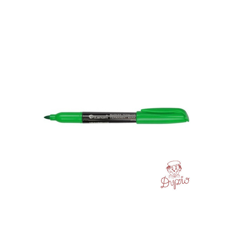 Marker permanentny okrągły zielony PY1002-GY TITANUM
