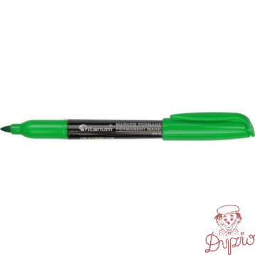 Marker permanentny okrągły zielony PY1002-GY TITANUM
