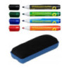 Markery suchościeralny 3160 4szt.z gąbką magnetyczną 105106 D.RECT