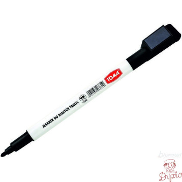 Marker do białych tablic czarny TO-268 z magnesem i gąbką TOMA