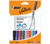 Marker VELLEDA 1741 suchościeralny mix kol. 8szt. okrągła końcówka 503844 BIC