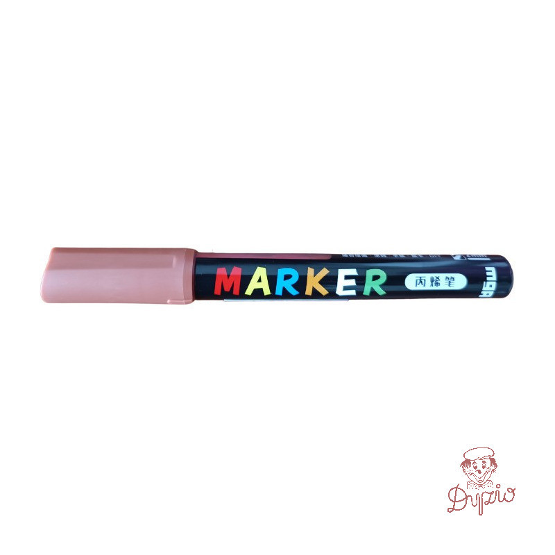 Marker akrylowy 1-2mm brązowy czerwonawy MG ZPLN6570-72