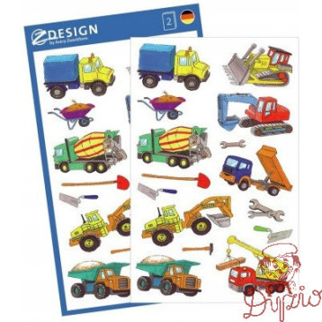 Naklejki dla dzieci NA BUDOWIE 53209 Z-DESIGN AVERY ZWECKFORM