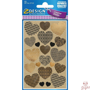 Naklejki papierowe SERCA 57123 Z-DESIGN AVERY ZWECKFORM