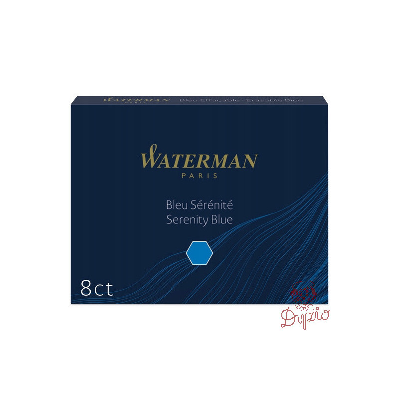 Naboje WATERMAN niebieskie (8szt.) S0110860