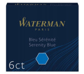 Naboje WATERMAN krótkie niebieskie S0110950