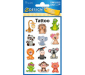 Naklejki tatuaże dla dzieci ZWIERZĄTKA 56761 Z-DESIGN KIDS TATTOO AVERY ZWECKFORM