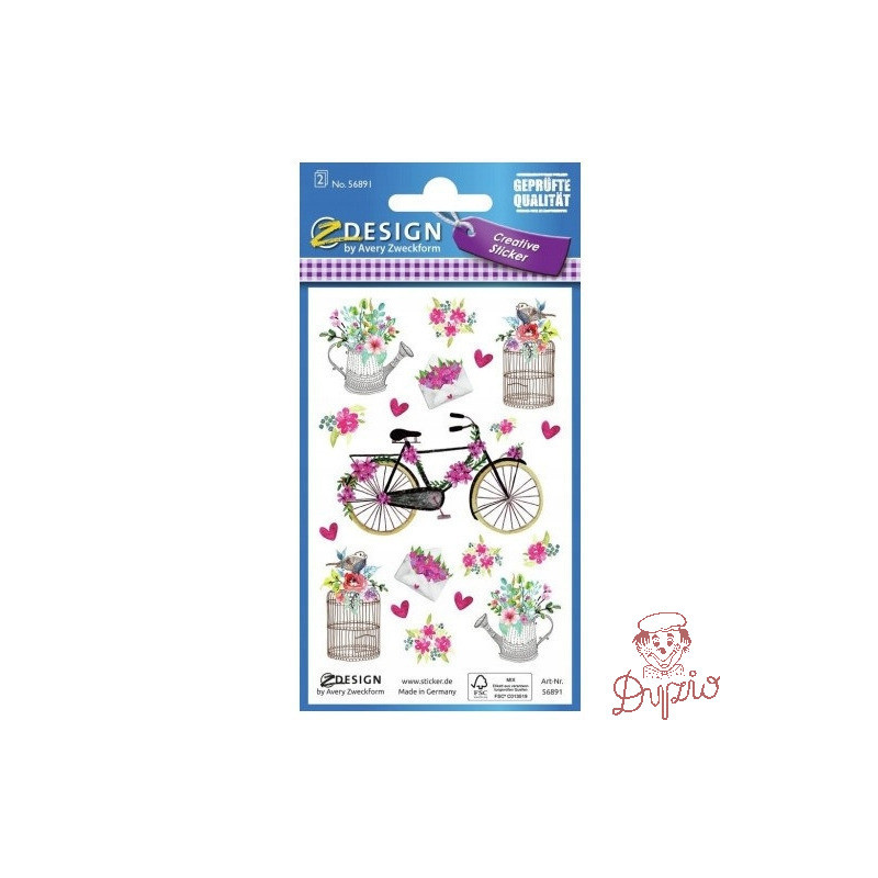 Naklejki do dekoracji POCZTA KWIATOWA 56891 Z-DESIGN AVERY ZWECKFORM