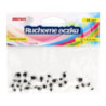 Oczka ruchome mix rozm.z rzęsami 6,8,10mm (44szt.) RO14 BREWIS