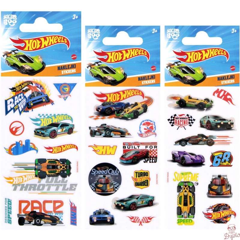 Naklejki HOT WHEELS 2 66x180mm STICKER BOO 568316