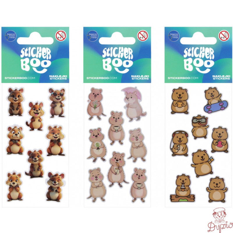 Naklejki kuoka mix 66x180mm STICKER BOO 572111
