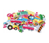 Naklejki z pianki PVC44 Transport 3 35szt. BREWIS