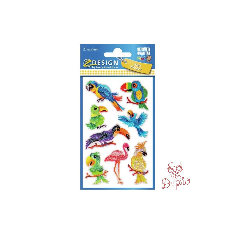 Naklejki dla dzieci PTAKI 57290 Z-DESIGN AVERY ZWECKFORM
